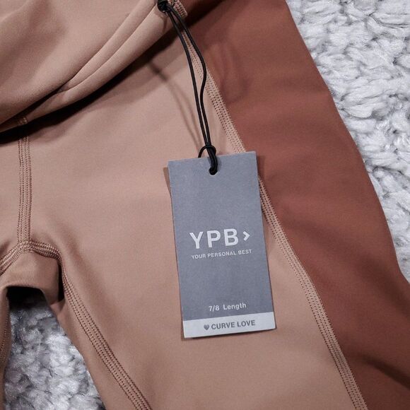 Abercrombie YPB sculptLUX Curve Love 7/8 Length Leggings Colorblock Size XS - Picture 6 of 10